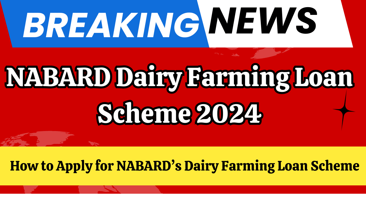 NABARD Dairy Farming Loan Scheme 2024