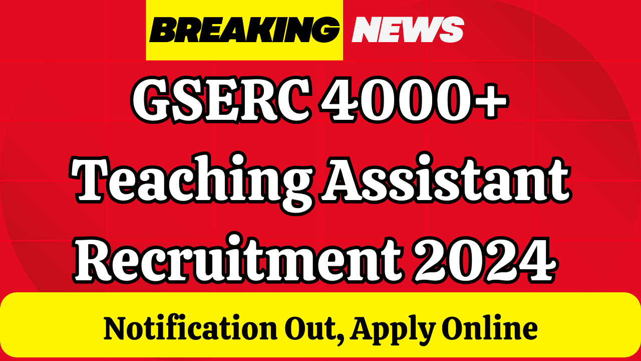 GSERC 4000+ Teaching Assistant Recruitment